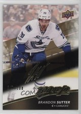 2017-18 Upper Deck MVP Gold Script 77/100 Brandon Sutter #66 0c3