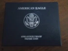 2010-W Proof $1 American Silver Eagle Box, OGP & COA