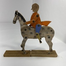 Crandall s John Gilpin 1800s Wooden Horse Toy