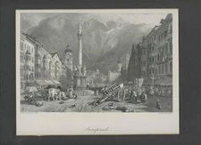 Innspruck Matted Engraving S Bradshaw Sculpt , Birket Foaster Pinxt