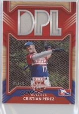 2022 Panini Elite Extra Edition DPL Material Red 25/49 Cristian Perez 0q0m