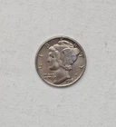 1916 d MERCURY DIME, GRADES OUT TO A FULL SOLID XF, NOT GENUINE