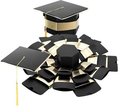 Graduation Explosion Gift Box with Money Slot & Cap Topper Handmade Exploding Ph
