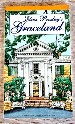 ELVIS PRESLEY GRACELAND VINTAGE BLOC-NOTES - Photo 1/4