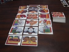 Large Lot of 34 1981 Baseball Great Moments Don Russ puzzle cards