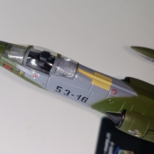 Modelo Militar Diecast 1:100 Avión Caza Lockheed F-104S ASA StarFighter Italia - Imagen 9 de 12