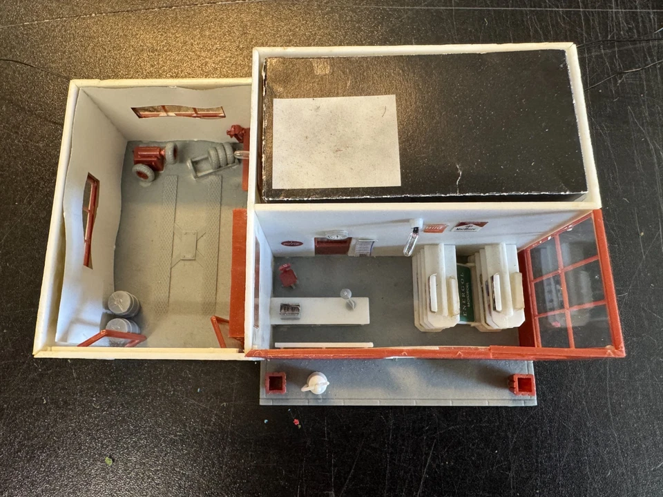 Faller H0 130347 Station-Service BP En Bon État - Photo 4/4