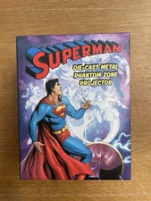 Superman Die-Cast Phantom Zone Projector Plus Mini Book of Krypton NEW SEALED
