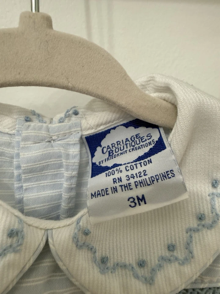 Vestido Blanco Calado Vintage Niñas Pequeñas Fiesta Iglesia VER MEDIDAS Foto 2 de 4