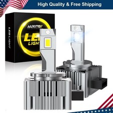 AUXITO D3S D3R LED Headlight Bulbs 6000K Super White Xenon Conversion 20000 LM