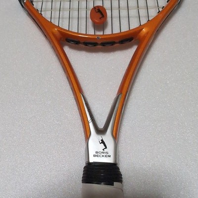 Beautiful BORIS BECKER tennis racket, hybrid string specification