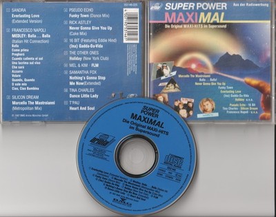 Super Power Maximal CD  SANDRA , 16 BIT , SILICON DREAM , PSEUDO ECHO      1987