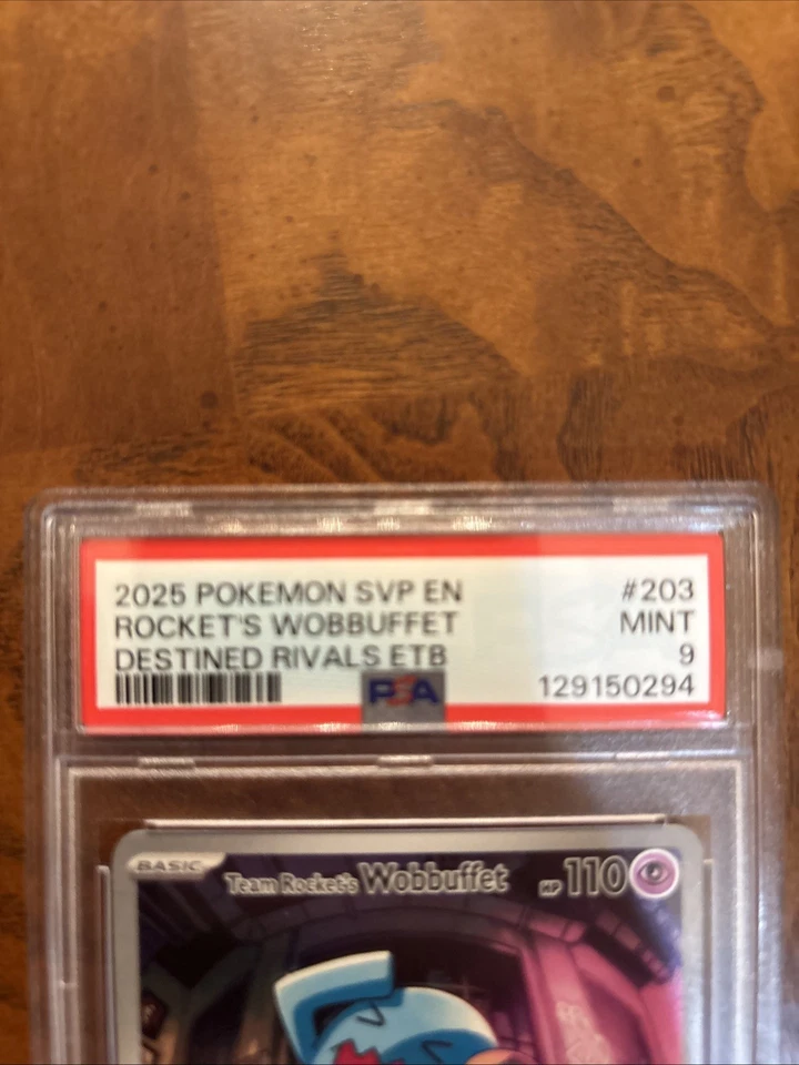 Team Rocket's Wobbuffet 203 Sv: Scarlet & Violet Promo Cards Holo - Image 3 of 4