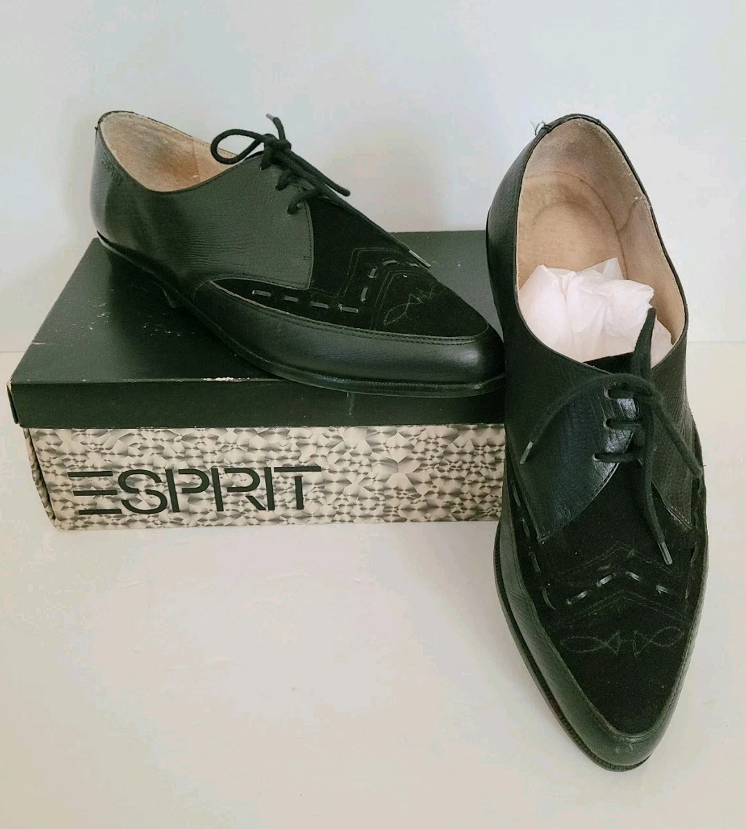 靴 80s vintage archive string leather shoes Lace 1980s Vintage Shoes for Women for sale | eBay