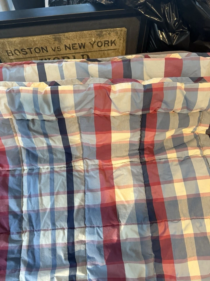 Manta Edredón L.L.Bean Completo/Reina Cuadros 90x90 Plumón Poliéster Alternativo, Foto 2 de 4