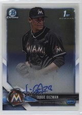 2018 Bowman Chrome Prospect Auto Jorge Guzman #BCPA-JG Auto r0j