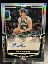 2024-25 Optic Signature Series Liam Robbins Holo Auto #SS-LIA