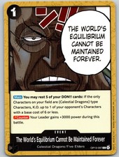 The World's Equilibrium Cannot Be Maintained Forever - NM - MTG