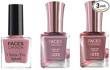 FACES CANADA Nail Enamel [Heliotrope] (12ml), Nail Enamel [Rustic Love]