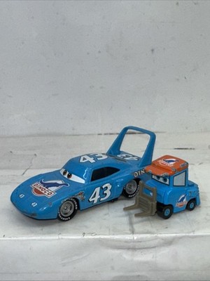Disney Cars Diecast Luke Pettlework Dinoco Pitty The King Strip Weather Pit