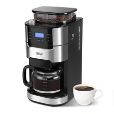 Gevi 10-Cup Drip Coffee Maker with Built-in Burr Grinder & Programmable Timer