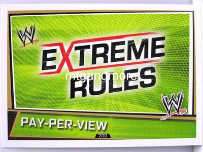 Slam Attax Superstars - #200 Pay-Per-View Extreme Rules