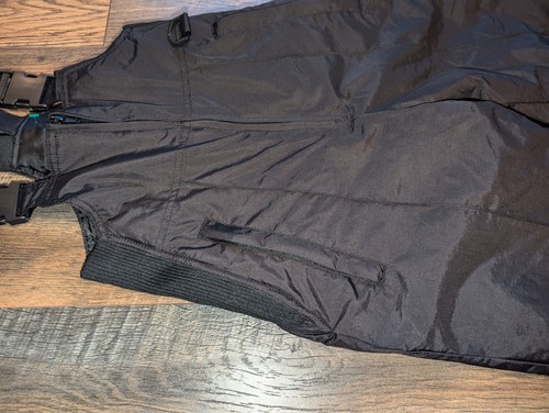 Sport Essentials Pantalones de Nieve con Babero Juvenil Pantalones de Esquí Snowboard Negros, Talla 14 - Imagen 3 de 9