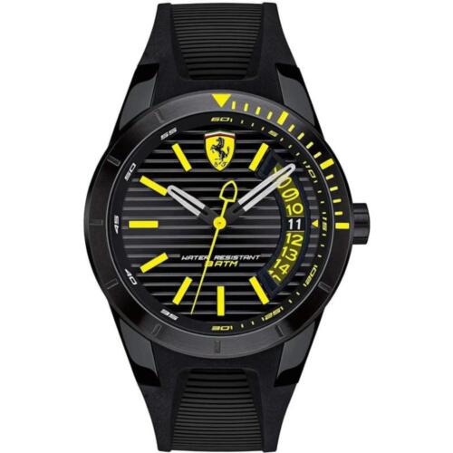 Orologio Uomo Solo Tempo FERRARI 0830426 con Cinturino Silicone Nero - Foto 2 di 3