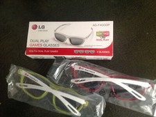 LG AG-F400DP dual play games glasses (2 pairs)