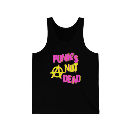 Punks Not Dead Unisex Tank Top - Picture 1 of 9