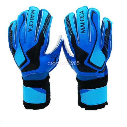 Kids Adult Latex Finger Goalkeeper Gloves Football Soccer Goalie Guard Protector - Picture 18 of 24