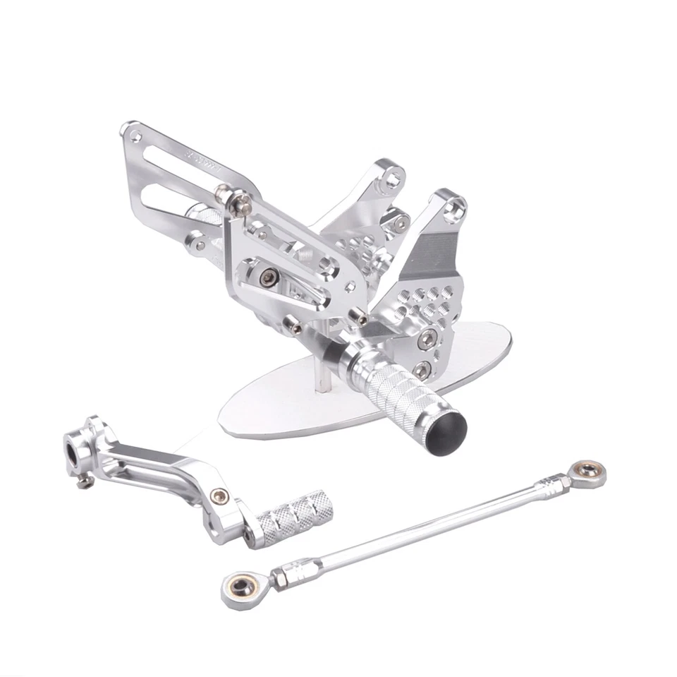 Silver CNC Rearset Footpegs Rear set Pedal For Ducati 749/999/R/S 2003-2006 - Image 2 of 3