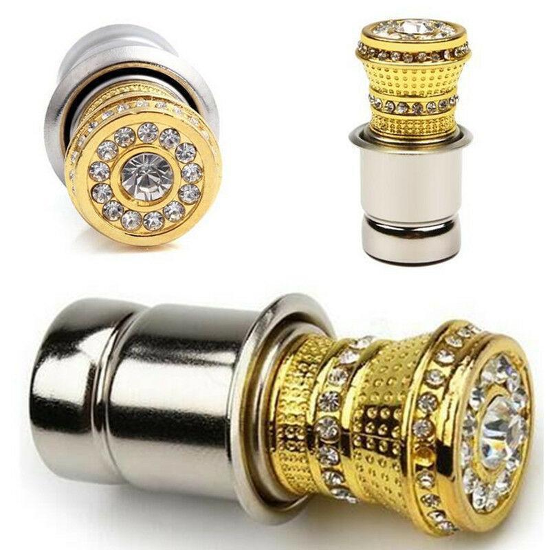 12V Bling Rhinestone Car Charger with Crystal Cigarette Lighter