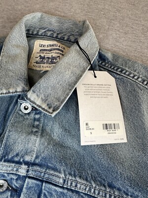 Levi's Made & Crafted Pleated Front Type II Denim Jacket Size