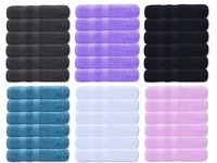 6X Hand Towels Soft Cotton Fluffy Thick Multipurpose Towel Set 600 GSM Quick Dry