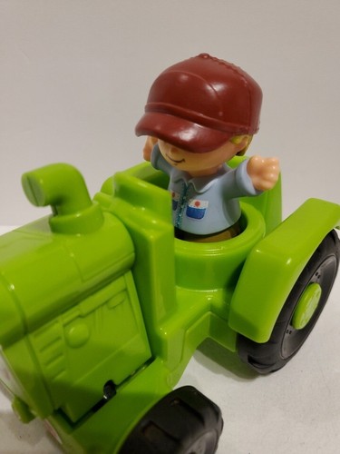 Fisher Price Little People Tractor Farmer Figure Toddler Preschool Play Preowned - Picture 12 of 12