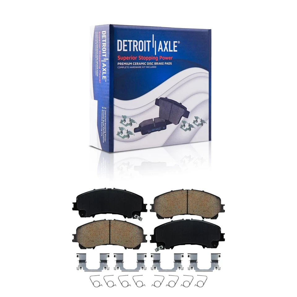 12.60" Front Disc Rotor Ceramic Brake Pad for INFINITI Q50 Q60 QX50 Dual Piston - Image 4 of 4