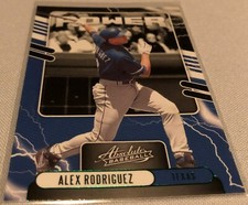 2021 Panini Absolute Baseball Alex Rodriguez Texas Rangers Power Green #PO-12