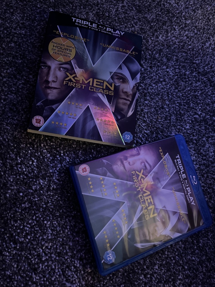 X-MEN FIRST CLASS - Blu Ray with SLIPCOVER | eBay UK