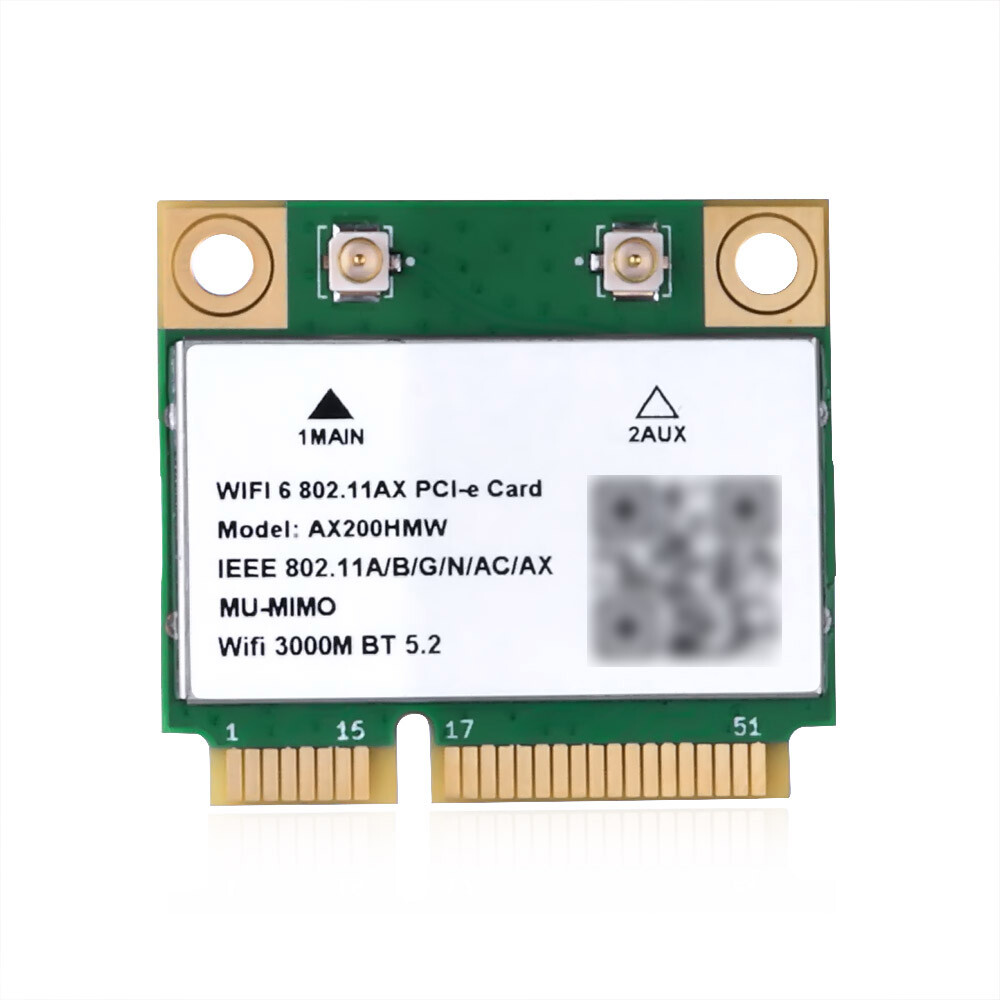 AX200HMW AX200 WIFI6 Module MINI PCIE 802.11ax 160Mhz Network Card