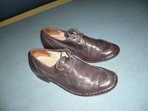 1950s vintage brown shoes – made in Germany