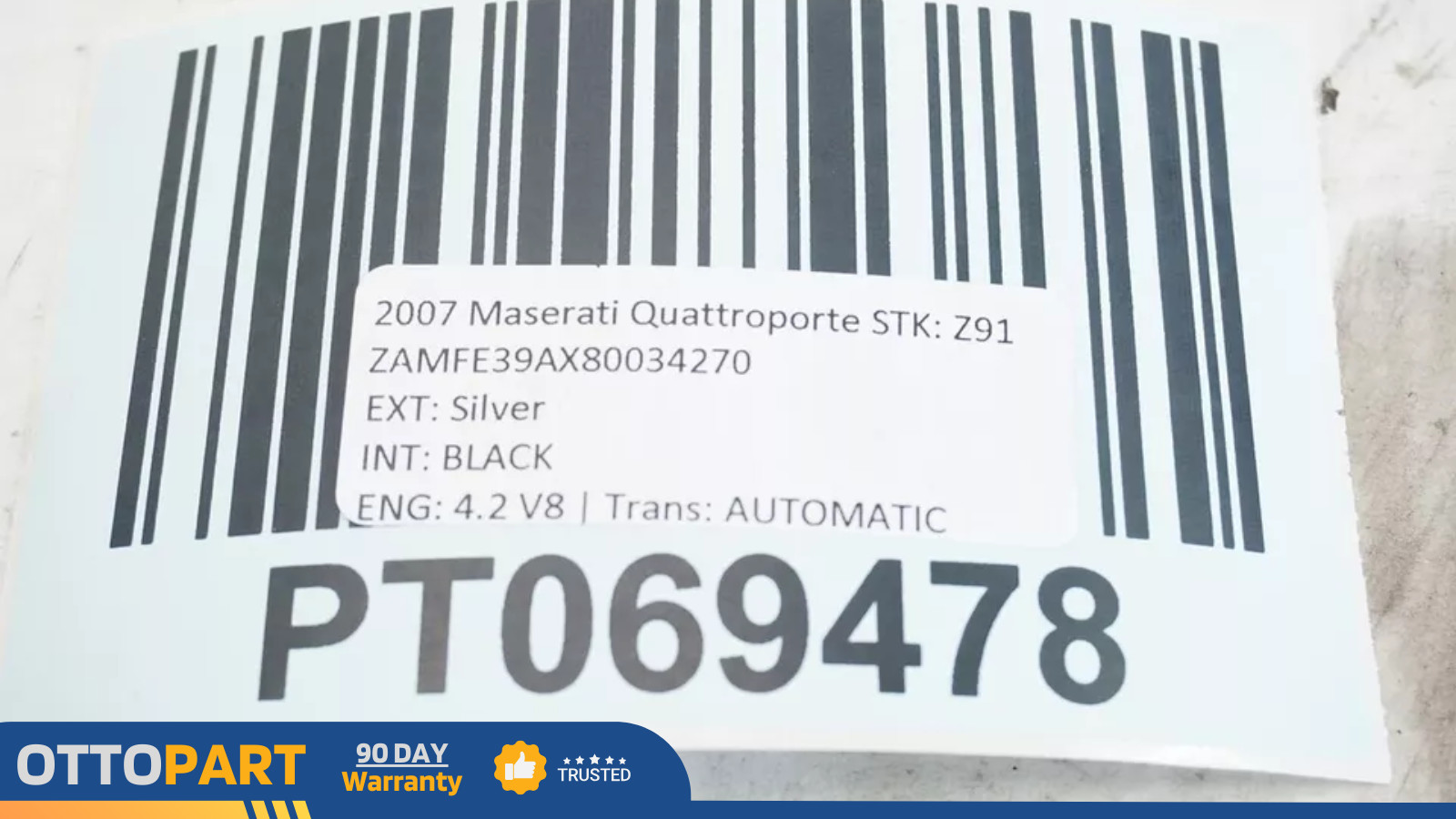 2004-08 Maserati Quattroporte M139 Front Left Driver Side Lower Control Arm OEM