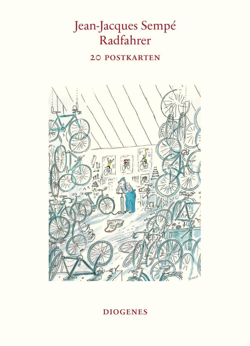 Thumbnail - Radfahrer (postkartenbuch) | Jean-jacques Sempé | 20 Postkarten |