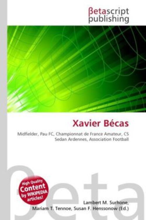 Xavier Bécas Lambert M. Surhone (u. A.) Taschenbuch Englisch Ean