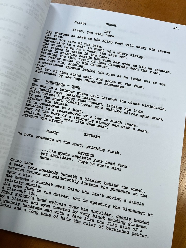 Near Dark Script Signed- Autograph Reprints- Vampires- Horror Movies | eBay