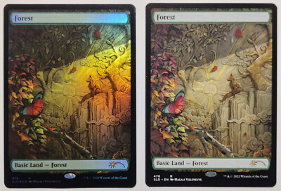 MTG Secret Lair Forest (476) -SLD Magali Villeneuve NM [UPick Foil