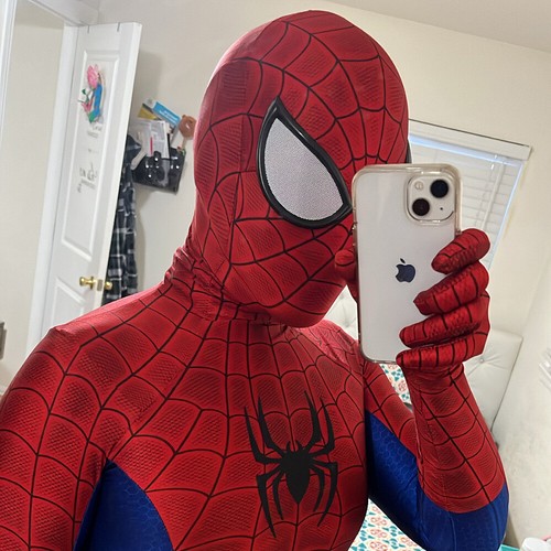 Mejorado Ultimate Spider-Man Mono Spiderman Traje Disfraz Juegos con disfraces Halloween - Imagen 2 de 14