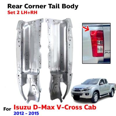 Rear Corner Tail Body Cover Fits Isuzu D-Max V-Cross Cab Pickup 2013-15 Set 2