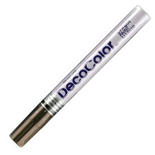 300-18 Marvy DecoColor Opaque Paint Marker, Broad Tip, Dark Brown, Pack of 2