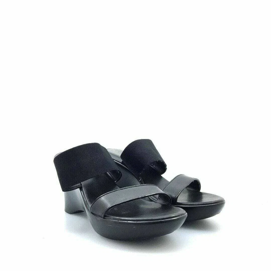Tommy hilfiger women's black sandals hotsell